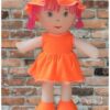 Peluş Bez Bebek 70CM Pembe HİLAL BEBEK